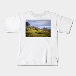 Quiraing, Isle of Skye, Scotland Kids T-Shirt